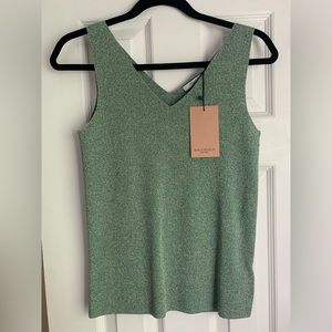 NWT MM Lafleur Peggy Top - green knit top